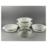 Vtg Anchor Hocking Fire-King Casserole Dish & More