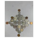 Vintage Coin Lot 1960-1970ï¿½s Half Dollars & More