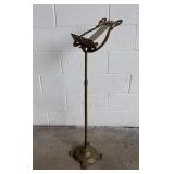 Vintage Adjustable Height Brass Music Stand
