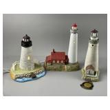 Vtg Ceramic Leftonï¿½s Historic American Lighthouses