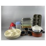 Vintage Fire-King Glass Loaf Pans & More