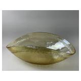 Vtg Signed Yalos Casa Murano Art Glass Bowl