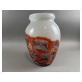 Dequï¿½ Signed Large French Art Deco Vase