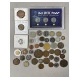Lot of Coins German, Mexico, Canada & More