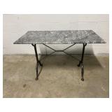 Marble Top Cafe Table