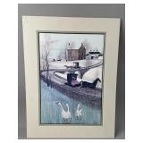 Signed Art Print By Buckley Moss