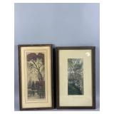 Vtg Framed/Signed Art Print by Anibal & More
