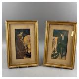 Framed/Signed  "Firelight Fancies"  & "He" Prints