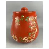 Vintage Ransburg Pottery Cookie Jar
