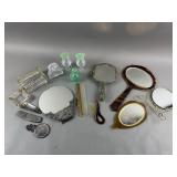 Vtg Vanity Mirrors, Perfume Bottles & More