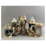 Vtg German Beer Steins