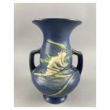 Vintage Roseville Art Pottery Handled Vase