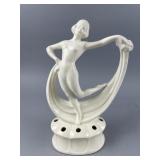 Antq/Vtg Art Deco Noveau Lady Dancer Flower Fogger