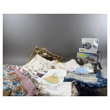 Vintage Needlework Hankies, Aprons & More