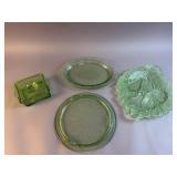 Vintage Green Uranium Glass