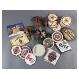 Hand Carved & Painted Wine Corks & Coasters