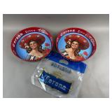 Vintage Corona Tin Serving Trays & More