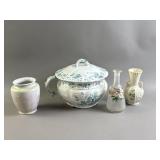 Vtg Manhattan Royal Porcelain Pot & More