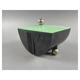 Art Deco Mint Green MCM Bakelite Box