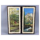 Framed/Signed Landscape Oil Painting by Sheridan