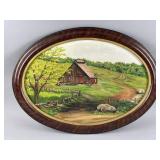 Framed/Signed Landscape Oil Painting by Sheridan