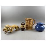 Christian Ridge Pottery Blue Carafe & More