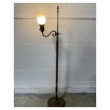 Antique Brass Bridge Floor Lamp
