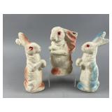 Antique German Paper Mache Easter Bunnies