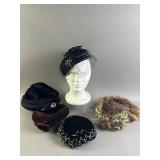 Vtg Fascinator Hats