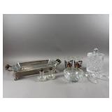 Vintage Crystal Ice Bucket & More