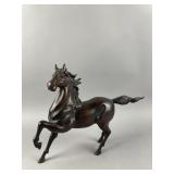 Vintage Japanese or Chinese Metal Horse Statue