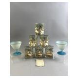 Vtg Cera 22 Karat Gold Glasses & More