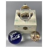 Vintage Heavenly Glass Paperweight & More