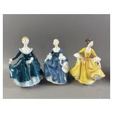 Vtg Royal Doulton Porcelain Figures