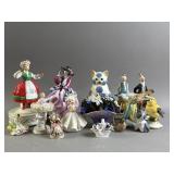 Vtg Porcelain Figures Lot