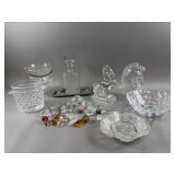 Vintage Crystal Ice Buckets, Stoppers & More