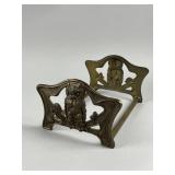 Art Nouveau Owl Motif Expandable Book Rack