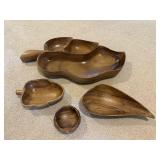 Monkey Pod Wood Serving Trays