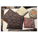 Collection of Pillows Embroidered & More