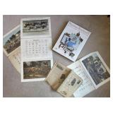 Norman Rockwell Book, Vintage Prints & Newspaper