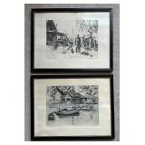 Actor Lionel Barrymore Talio-Chrome Prints Framed