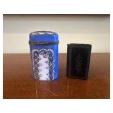 2 Antique Matchstick Holders
