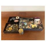 Assorted Pins, Buttons & More