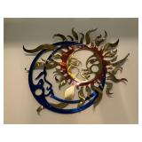Sun & Moon Metal Art Decor