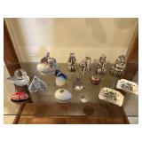 Glass Birds, Limoges Eggs, Clock & Mini Figures