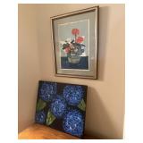 Andrew Shunney ï¿½Geraniumï¿½ Painting w/ COA