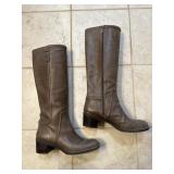 Enzo Anglioni Knee High Leather Boots Size 10