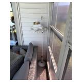 Vintage White Metal Lamp