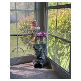 Elephant Side Table and Decor