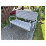 Outdoor Rocking Bench